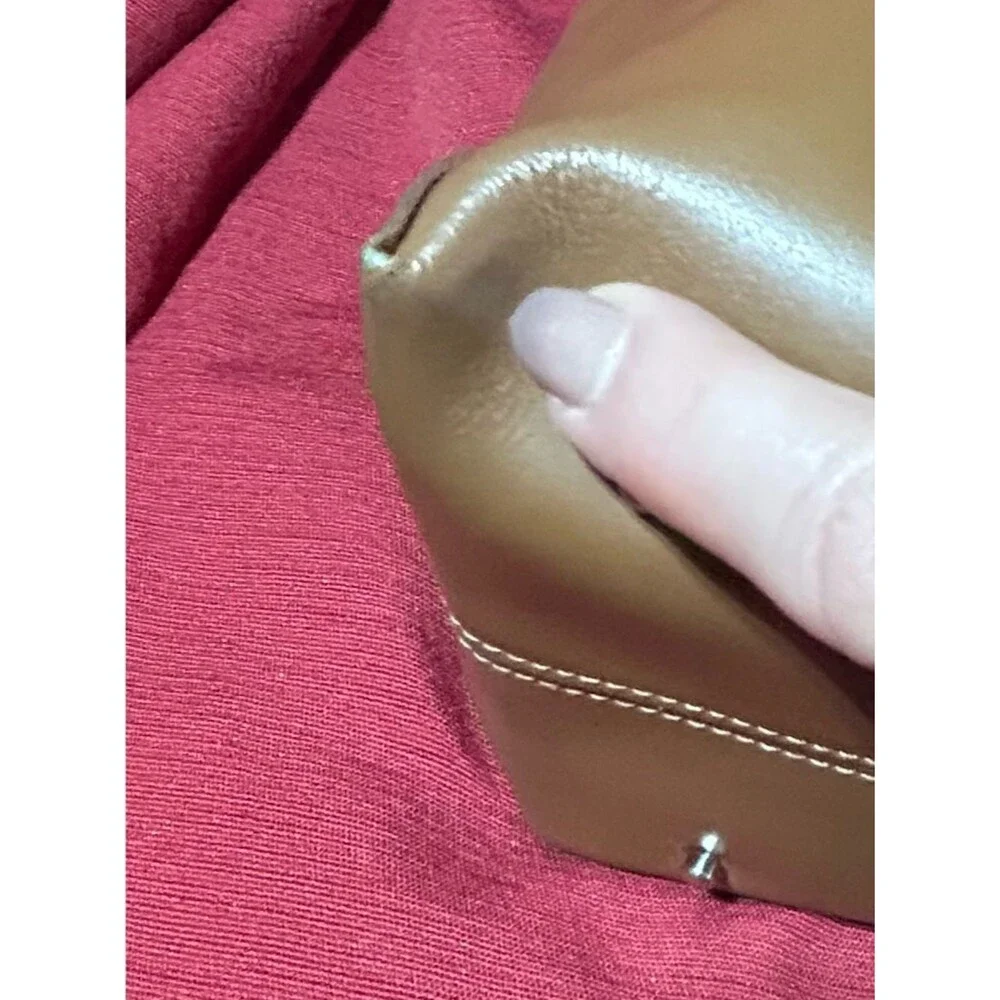 Gianni Chiarini Firenze Giuditta EUC Italian Made Tan Cognac Leather Tote
